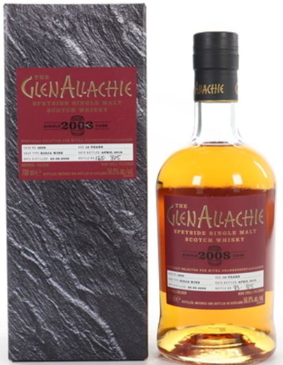 GlenAllachie 10 years - Cask Strenght - Rioja cask - 56%