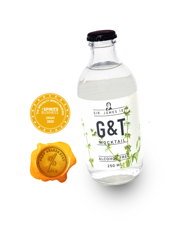 Sir James G&T alcohol vrij - 0.0% alc.