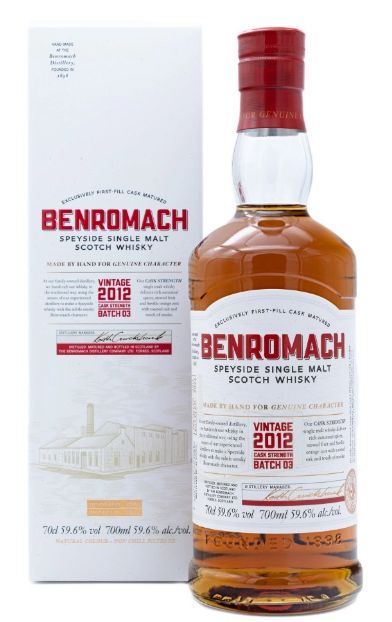 Benromach Vintage 2012 - Cask Strenght Batch 3 - 59.6%