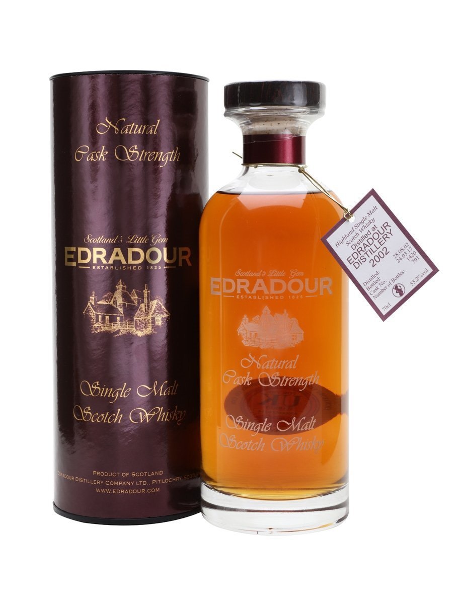 Edradour Natural Cask Strenght Ibisco decanter - 2002