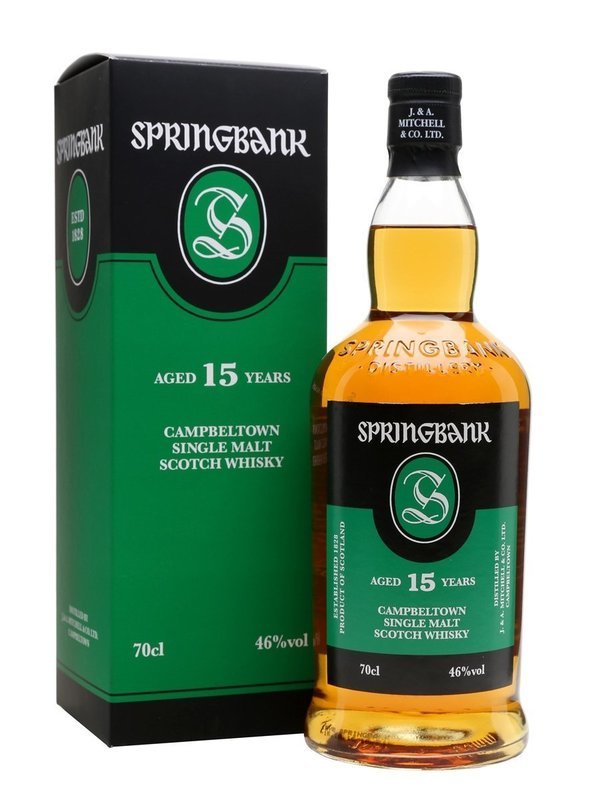 Springbank 15 years - Max. 1 per klant - Wordt zonder doos geleverd!