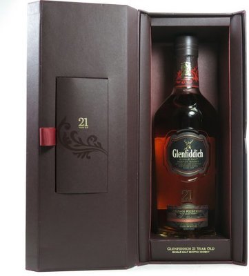 Glenfiddich Gran Reserva red box - 21 years - oude versie
