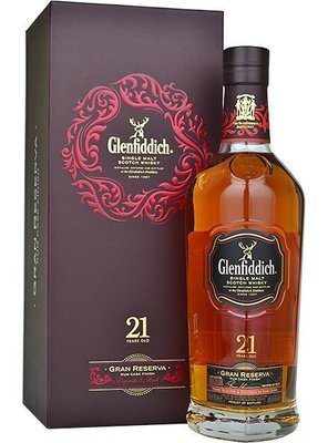 Glenfiddich Gran Reserva red box - 21 years - oude versie