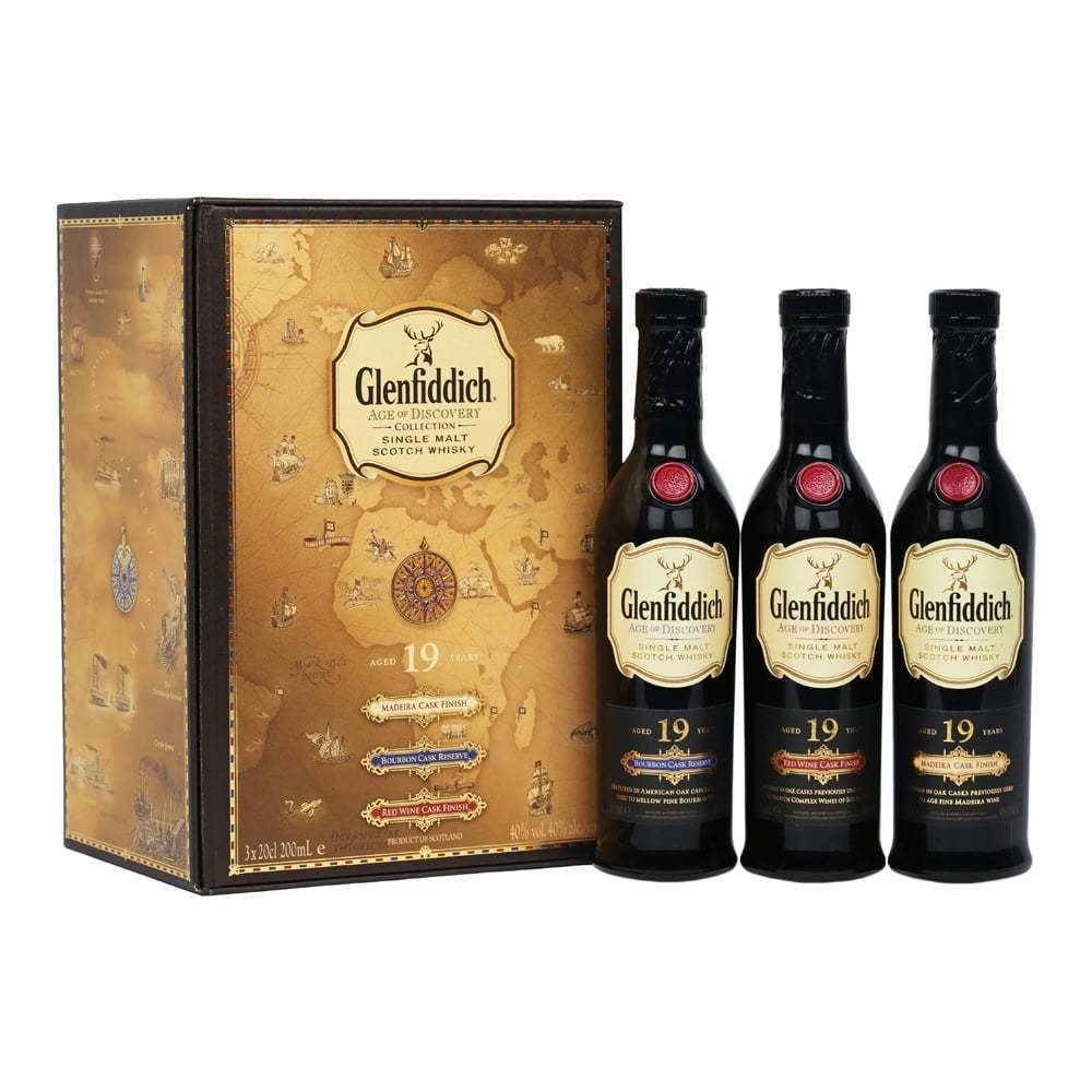 Glenfiddich Discovery set - 19 years Glenfiddich Discovery set - 19 years
