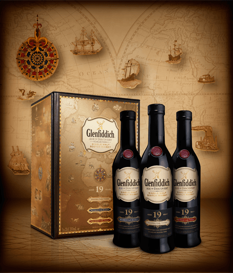 Glenfiddich Discovery set - 19 years Glenfiddich Discovery set - 19 years