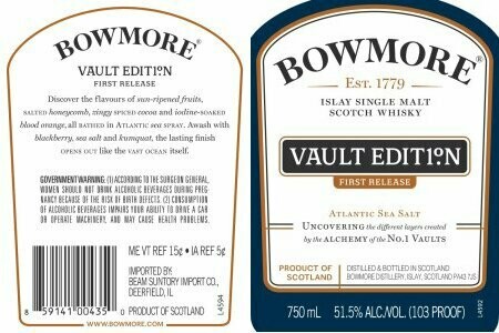 Bowmore Vault Edition No. 1 - 51,5% Bowmore Vault Edition No. 1 - 51,5%