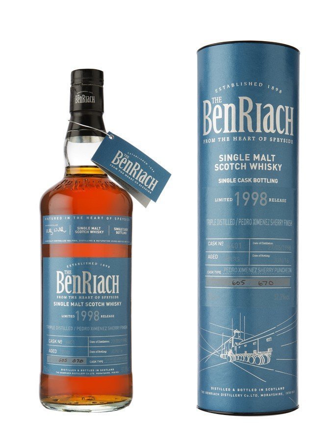 BenRiach 1998 vat # 6401 - 18years - 461/670 BenRiach 1998 vat # 6401 - 18years - 461/670