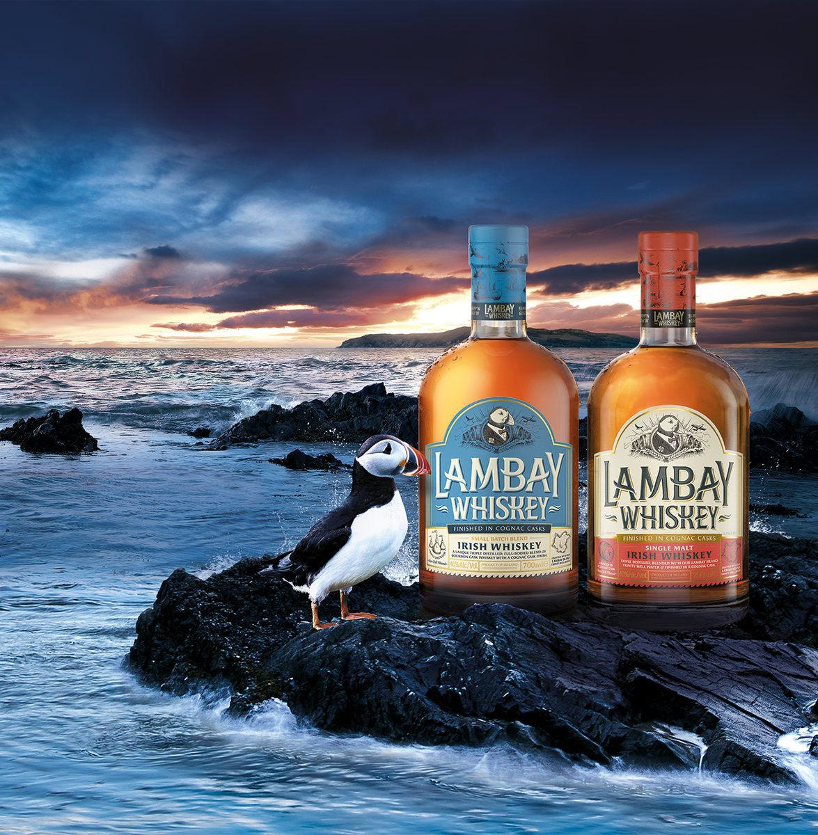 Lambay Small batch blended - Cognac finish Lambay Small batch blended - Cognac finish