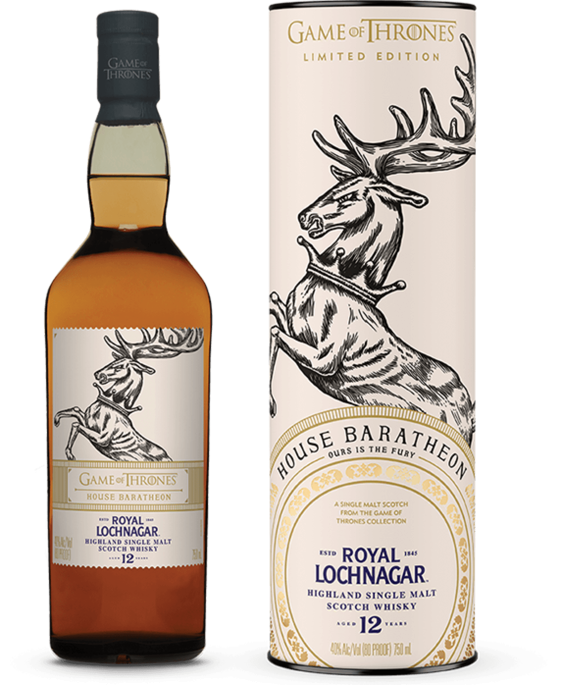 Game of Thrones - Royal Lochnagar - 12 years - 40% - Langere levertijd. Game of Thrones - Royal Lochnagar - 12 years - 40% - Langere levertijd.