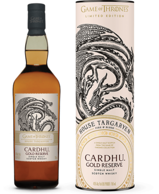 Game of Thrones - Cardhu - Gold Reserve - House Targaryen - 40% - Langere levertijd