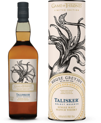 Game of Thrones Talisker - Select Reserve - House Greyjoy - 45.8% - Langere levertijd.