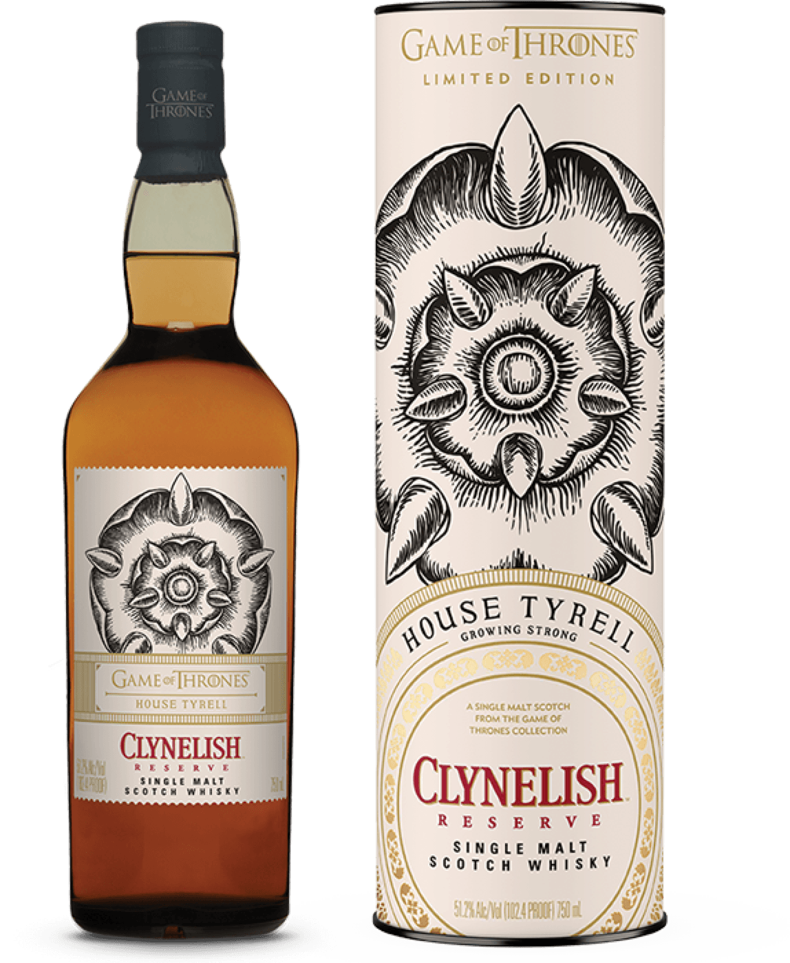 Game of Thrones - Clynelish - Reserve - House Tyrell - 51.2% - Langere levertijd Game of Thrones - Clynelish - Reserve - House Tyrell - 51.2% - Langere levertijd