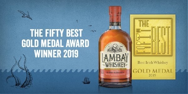 Lambay Small batch single malt - Cognac finish