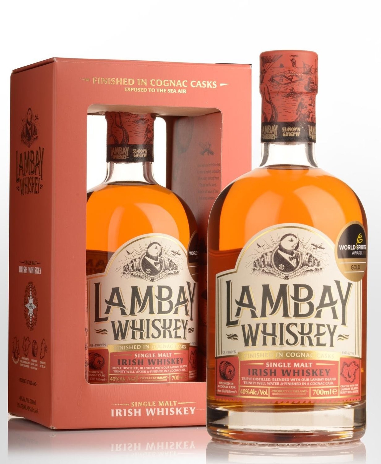 Lambay Small batch single malt - Cognac finish Lambay Small batch single malt - Cognac finish