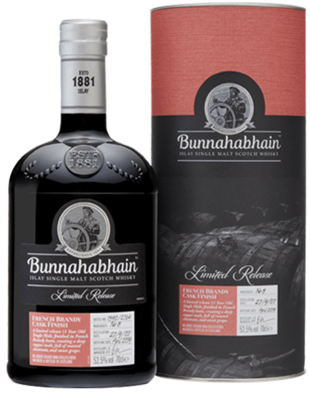 Bunnahabhain 2007 - 11 Years Old French Brandy Finish - 52,5%
