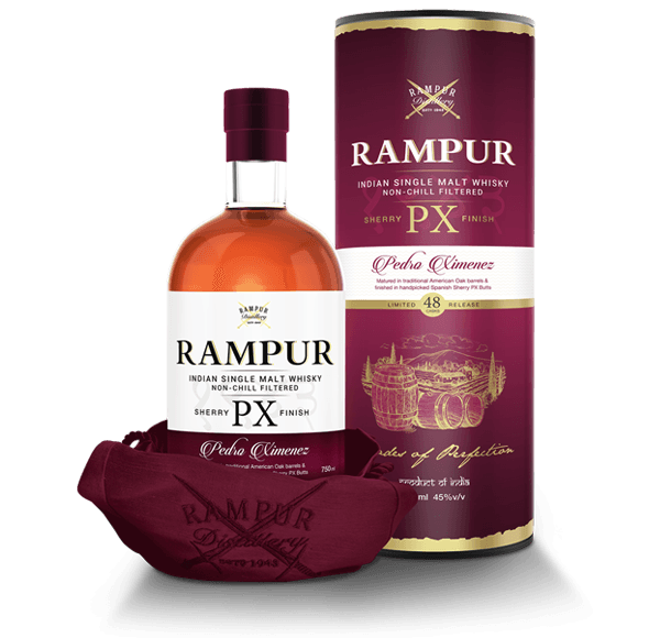 Rampur Indian Single Malt Whisky - PX - 45% Rampur Indian Single Malt Whisky - PX - 45%