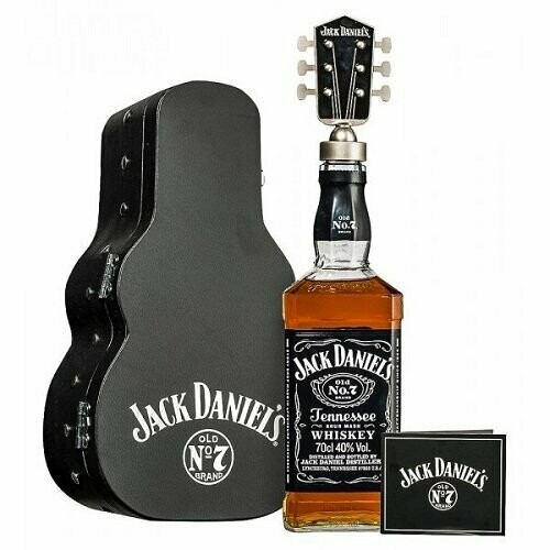 Jack Daniel's in gitaar verpakking - 40% Jack Daniel's in gitaar verpakking - 40%
