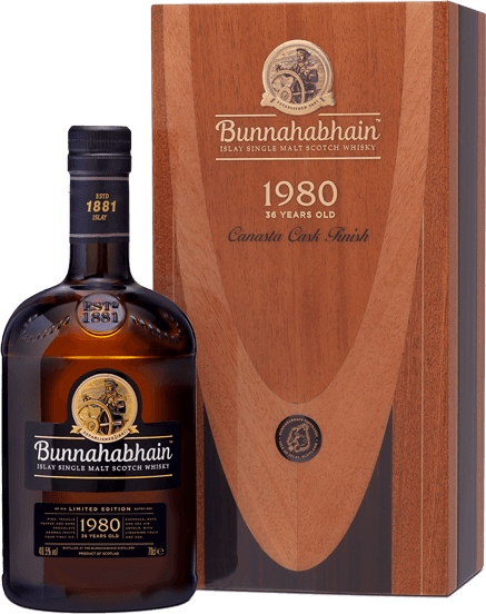 Bunnahabhain 36 years - edition 1980 - Canasta finish Bunnahabhain 36 years - edition 1980 - Canasta finish