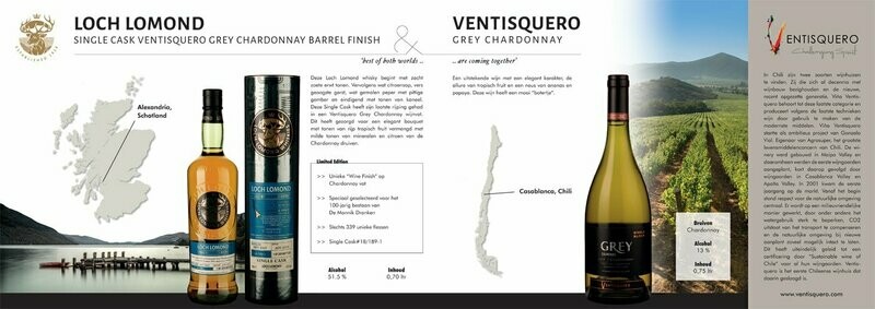 Loch Lomond Single Ventisquero Grey Chardonnay finish - 52%