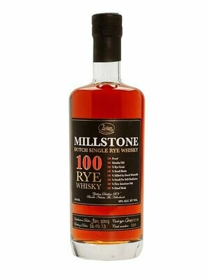 Millstone 100 Rye - rogge whisky - 50% Millstone 100 Rye - rogge whisky - 50%