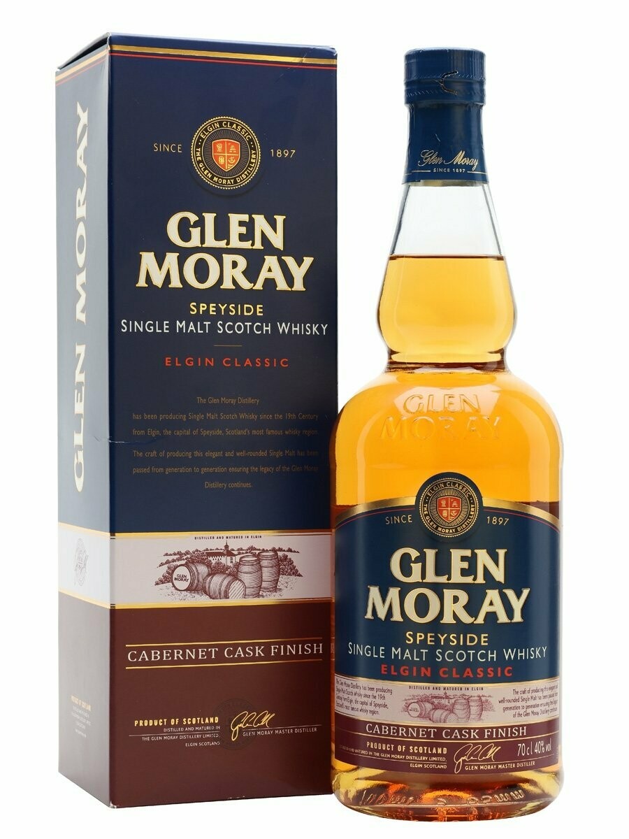 Glen Moray Cabernet Sauvignon Cask - 40% Glen Moray Cabernet Sauvignon Cask - 40%