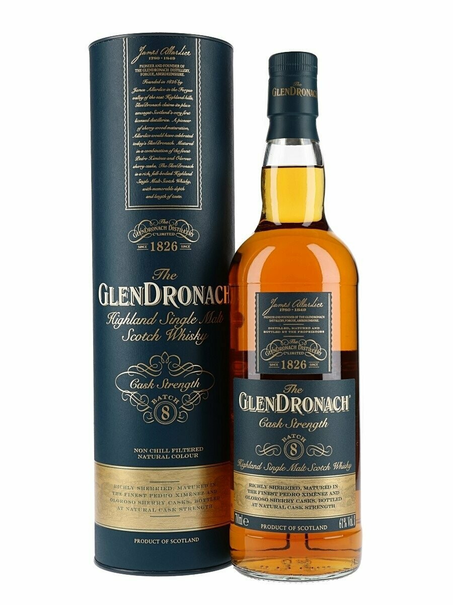 Glendronach Cask Strength - batch 8 - 61% Glendronach Cask Strength - batch 8 - 61%