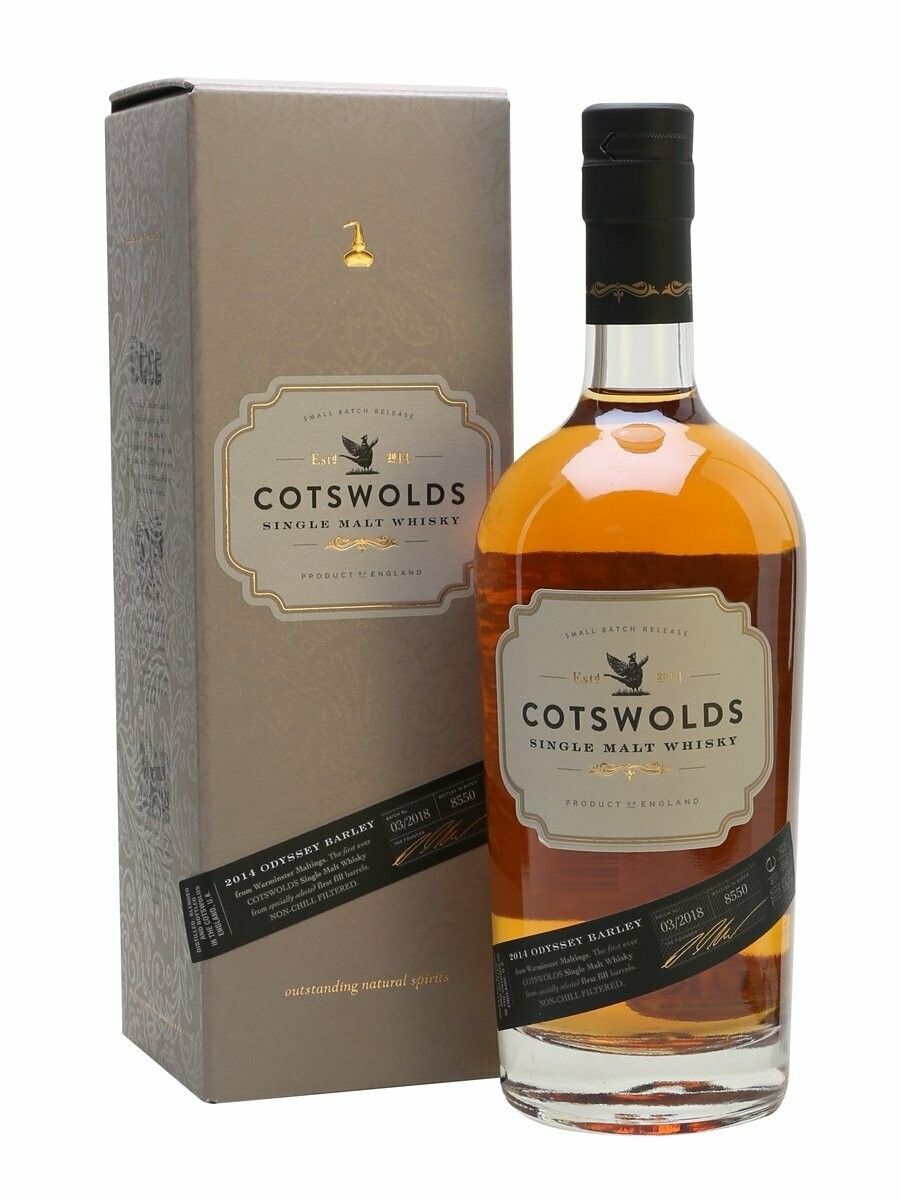 Cotswolds Single Malt - Odyssey Barley - 46% Cotswolds Single Malt - Odyssey Barley - 46%