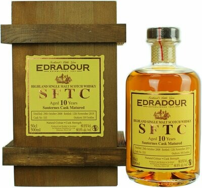 Edradour 10 years - Sauternes cask - 61,3%