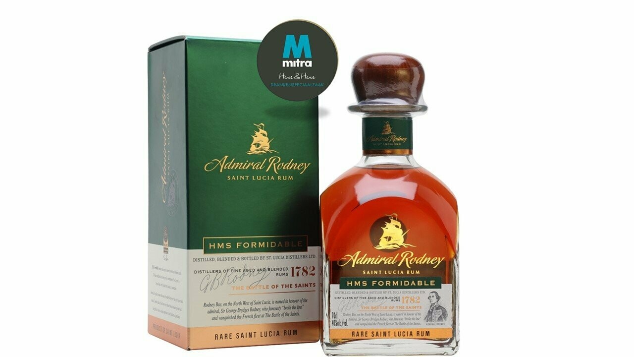 Admiral Rodney HMS Formidable Rum - 40% Admiral Rodney HMS Formidable Rum - 40%