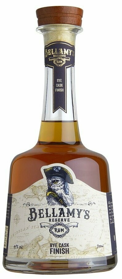 Bellamy's Reserve Rye Cask Rum - 45% Bellamy's Reserve Rye Cask Rum - 45%