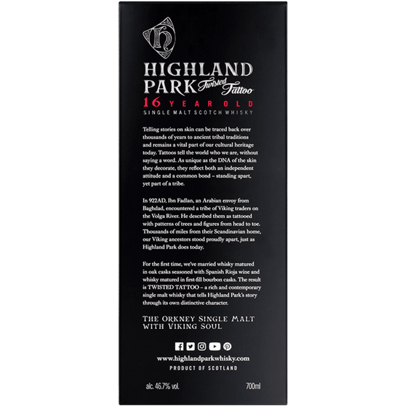 Highland Park Twisted Tattoo - 16 years - 46,7%