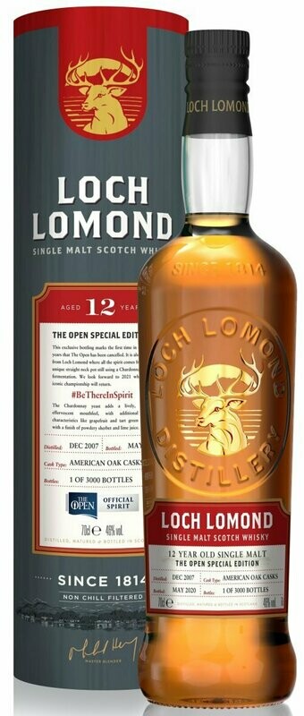 Loch Lomond 12 Year Old The Open Special Edition 2020 -
