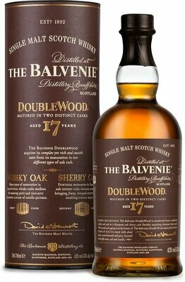 Balvenie 17 years Double Wood - 43% - Langere levertijd