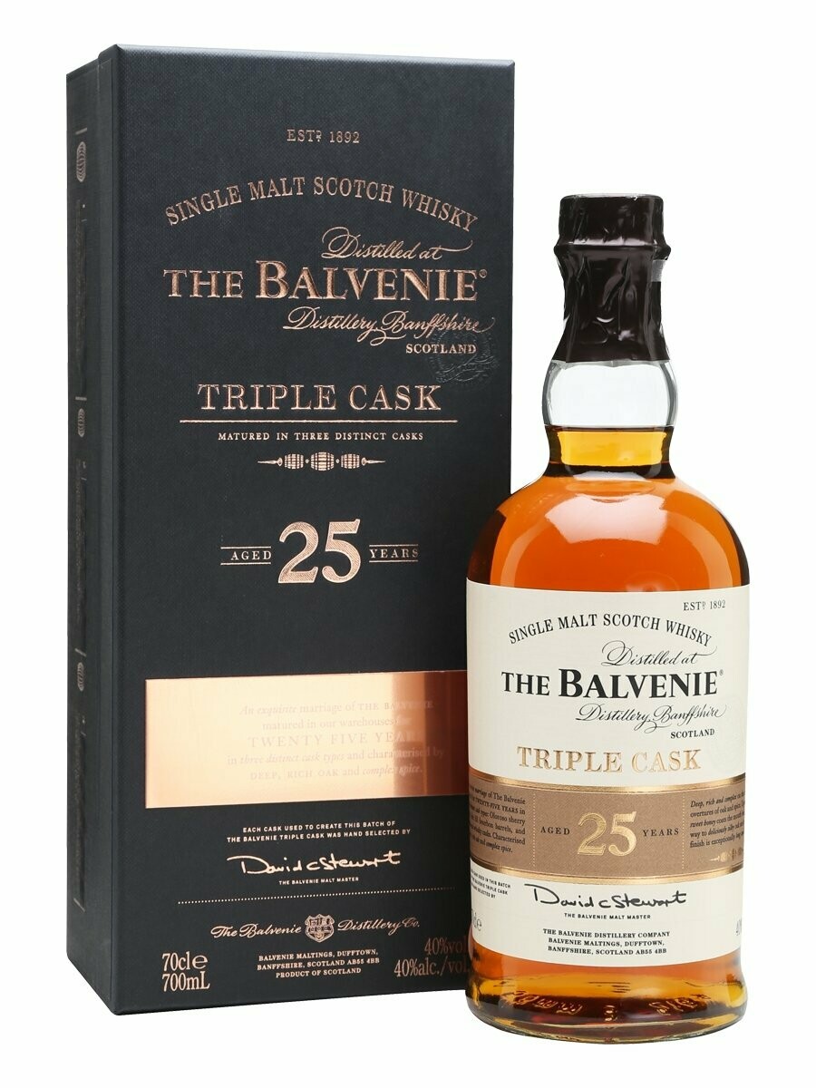 Balvenie 25 years Triple Cask - 40% Balvenie 25 years Triple Cask - 40%