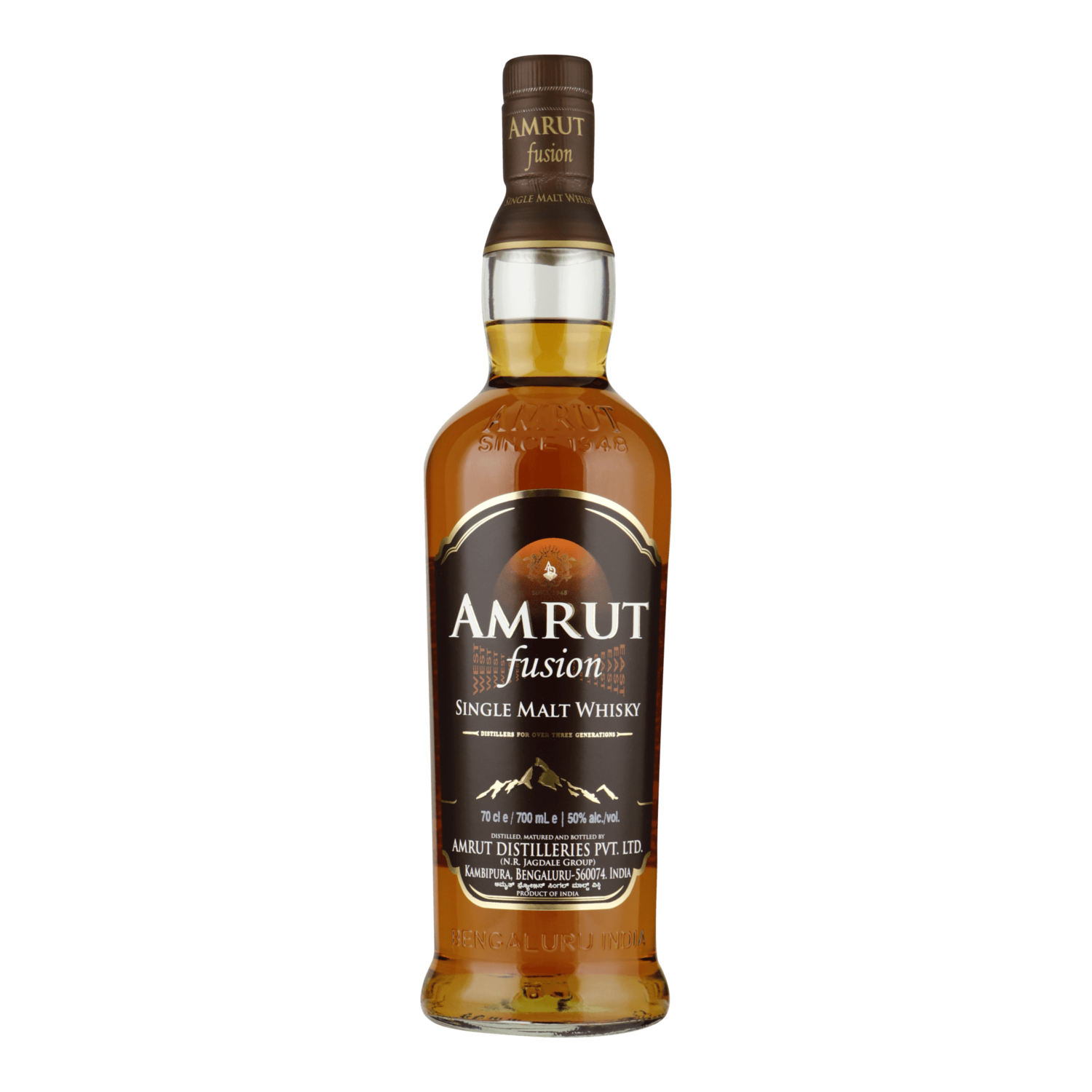 Amrut Indian Fusion single malt - 50% Amrut Indian Fusion single malt - 50%