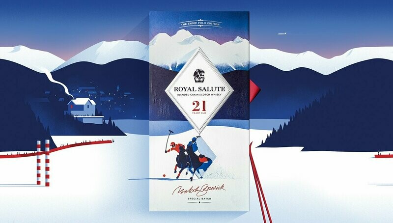 Chivas Regal Royal Salute - 21 years - Polo edition - 46,5%