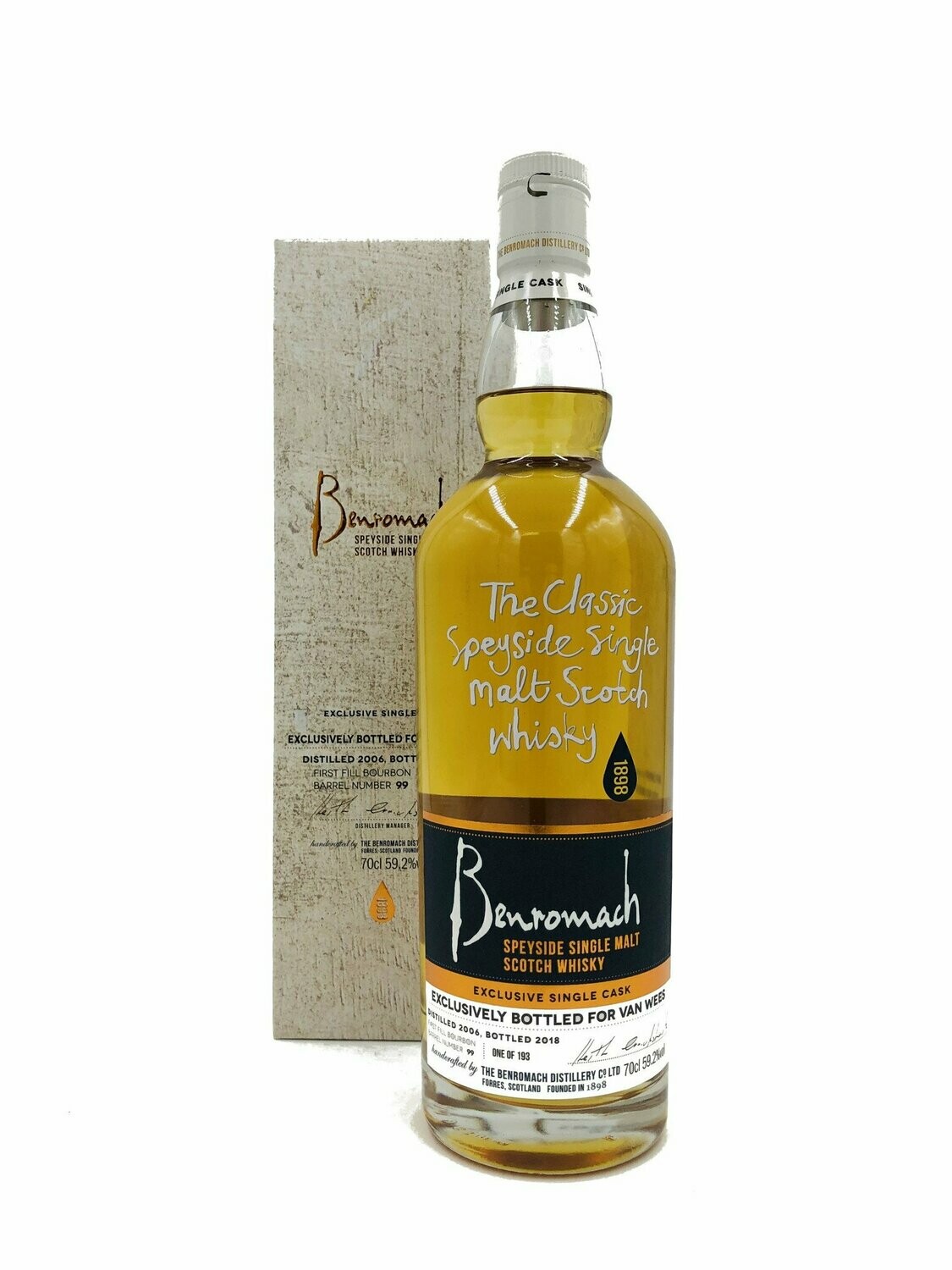 Benromach 2006 - Single Cask Van Wees - 59,2% Benromach 2006 - Single Cask Van Wees - 59,2%
