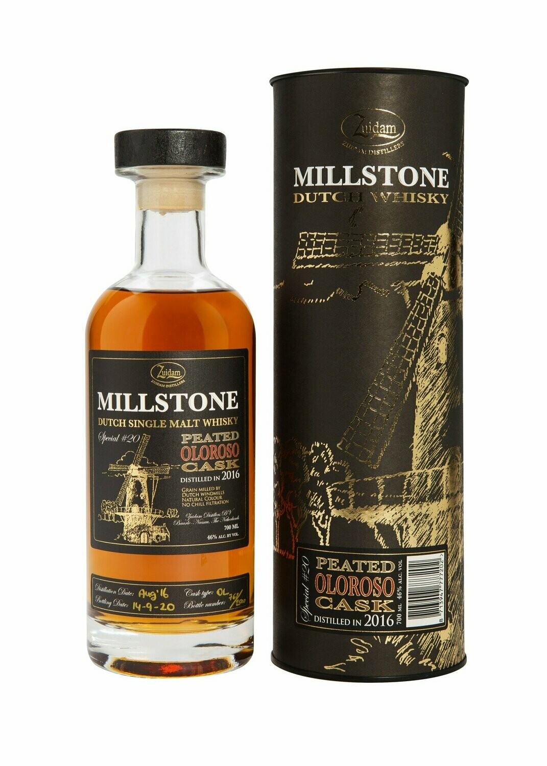 Millstone Whisky - Special No. 20 - Peated Oloroso - Distilled in 2016 - 46% Millstone Whisky - Special No. 20 - Peated Oloroso - Distilled in 2016 - 46%