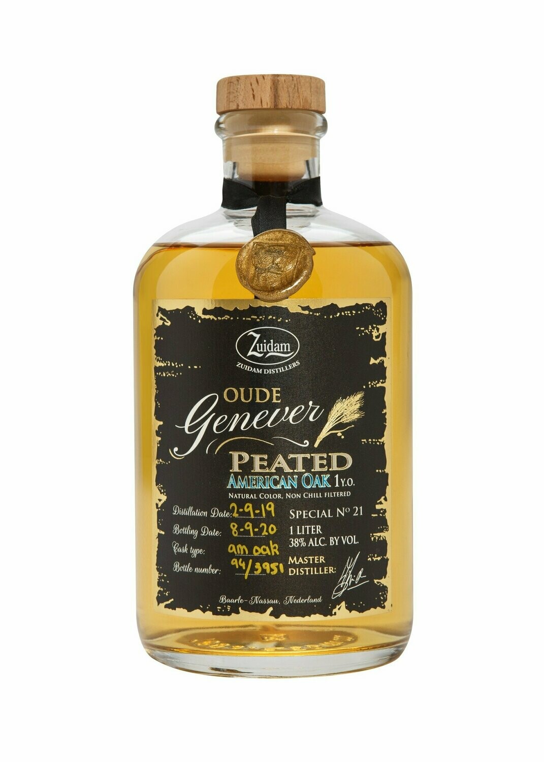 Zuidam Oude Genever- Special No. 21 - Peated American Oak 1 year - Zuidam Oude Genever- Special No. 21 - Peated American Oak 1 year -