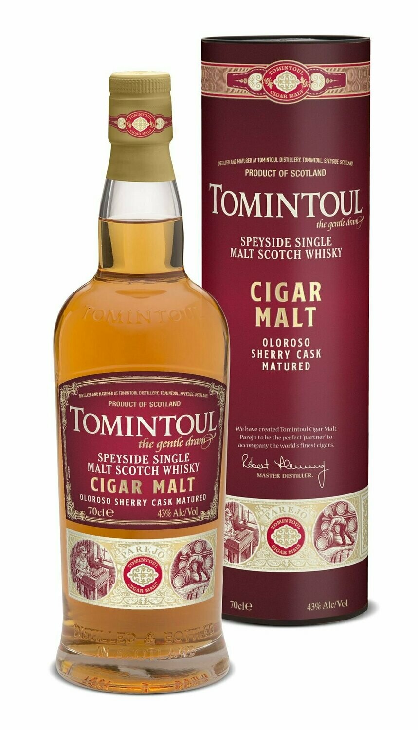 Tomintoul Cigar Malt Whisky Oloroso Sherry Cask - 43% Tomintoul Cigar Malt Whisky Oloroso Sherry Cask - 43%