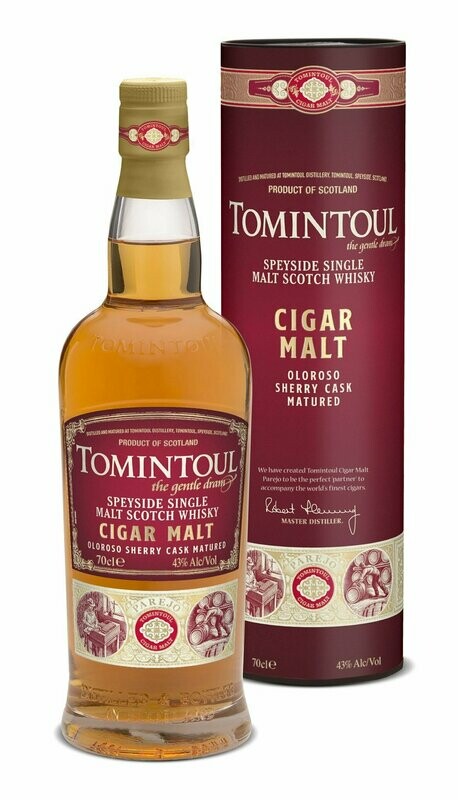 Tomintoul Cigar Malt Whisky Oloroso Sherry Cask - 43%