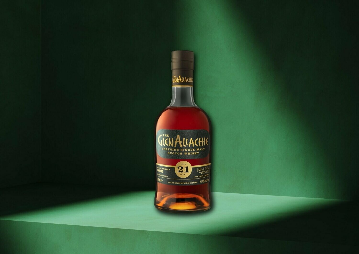 GlenAllachie 21 years Single Malt Whisky Limited Edition batch 1 - 51,4%