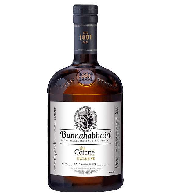 Bunnahabhain The Coterie - 2012 - Rum cask - 56,9% Bunnahabhain The Coterie - 2012 - Rum cask - 56,9%