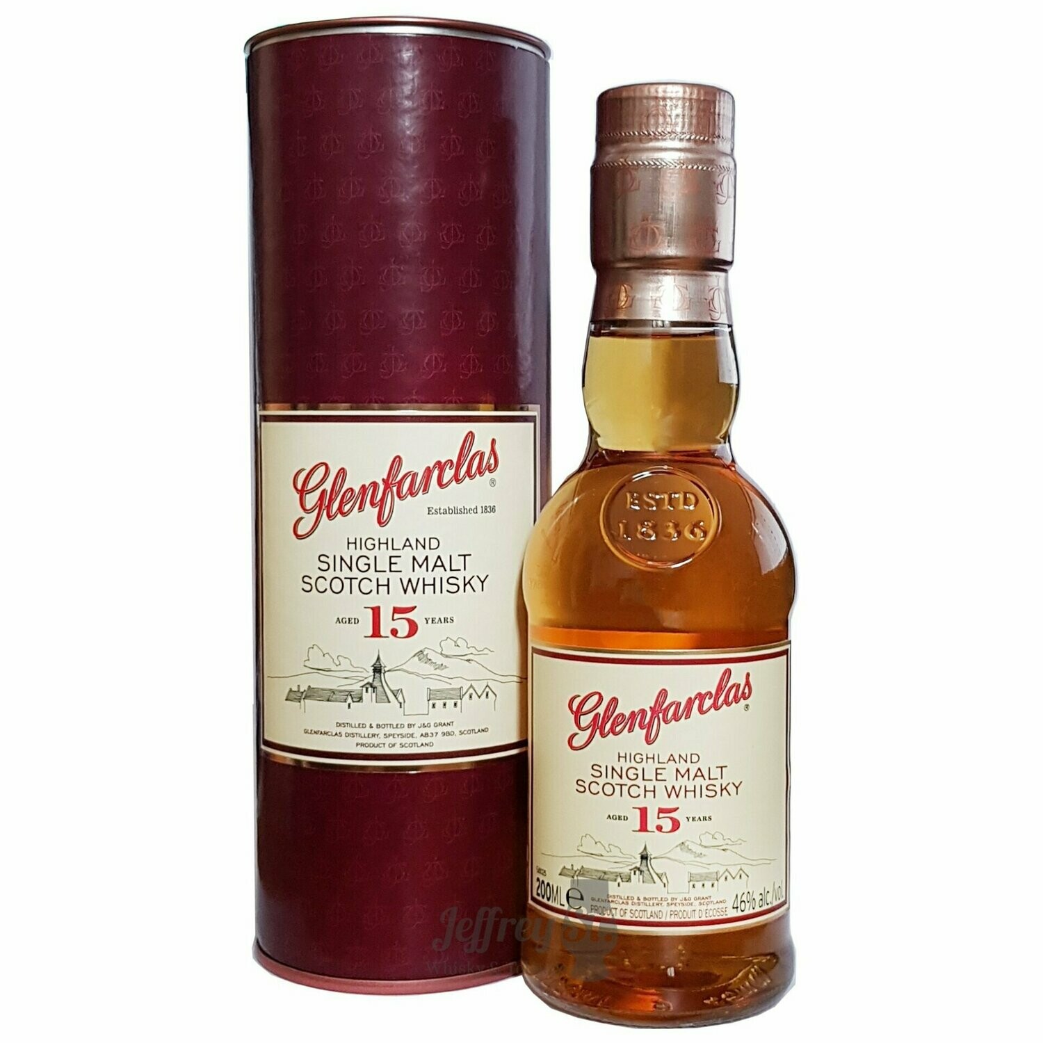 Glenfarclas 15 years - 0.20 cl. - 46% Glenfarclas 15 years - 0.20 cl. - 46%