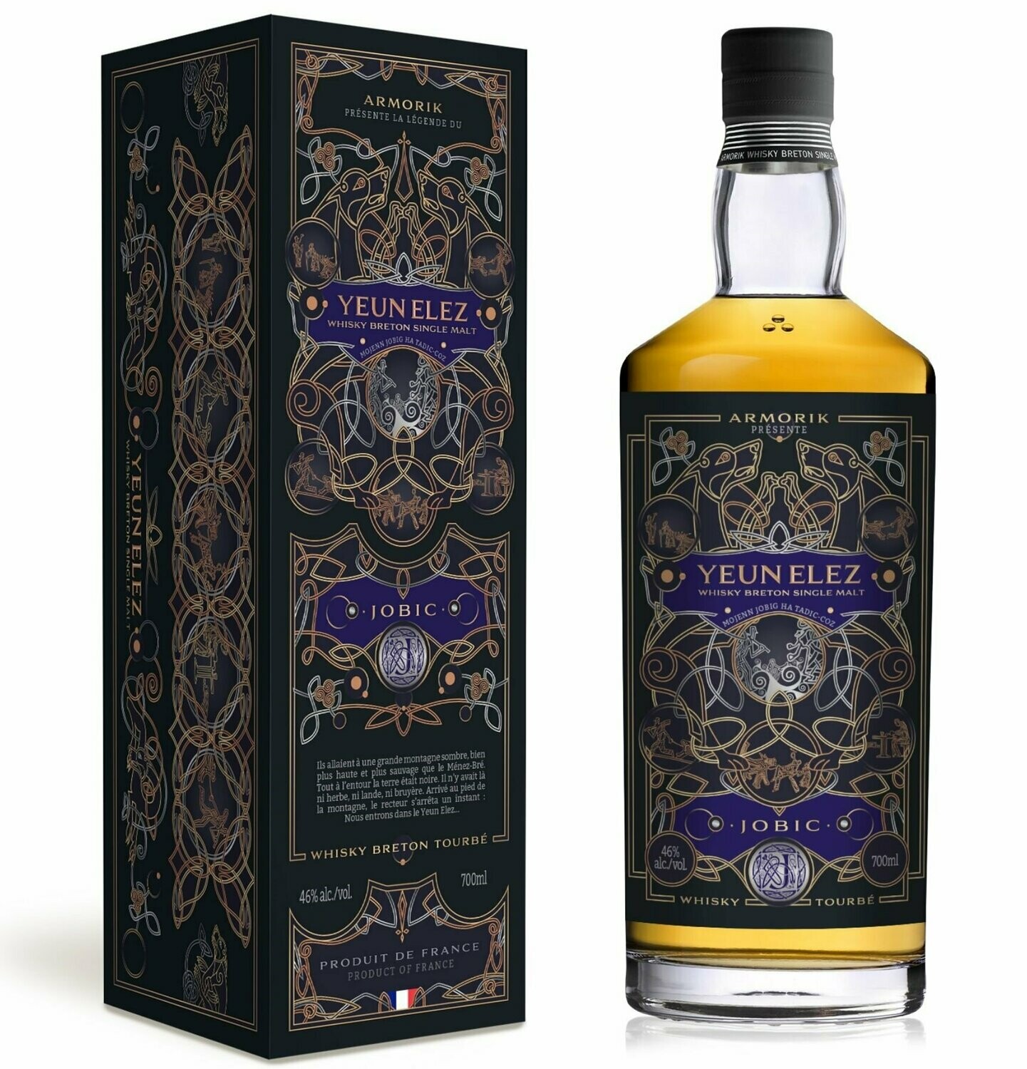 Yeun Elez Peated Breton Single Malt - 46% Yeun Elez Peated Breton Single Malt - 46%