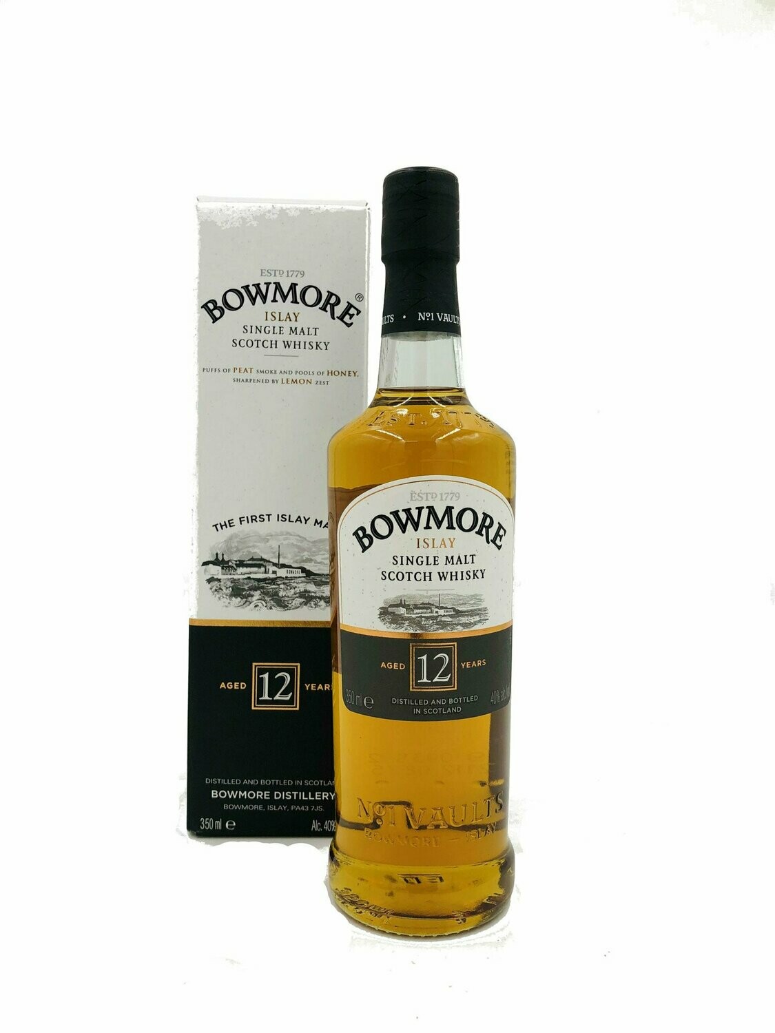 Bowmore 12 years - 40% - 0.35l. Bowmore 12 years - 40% - 0.35l.