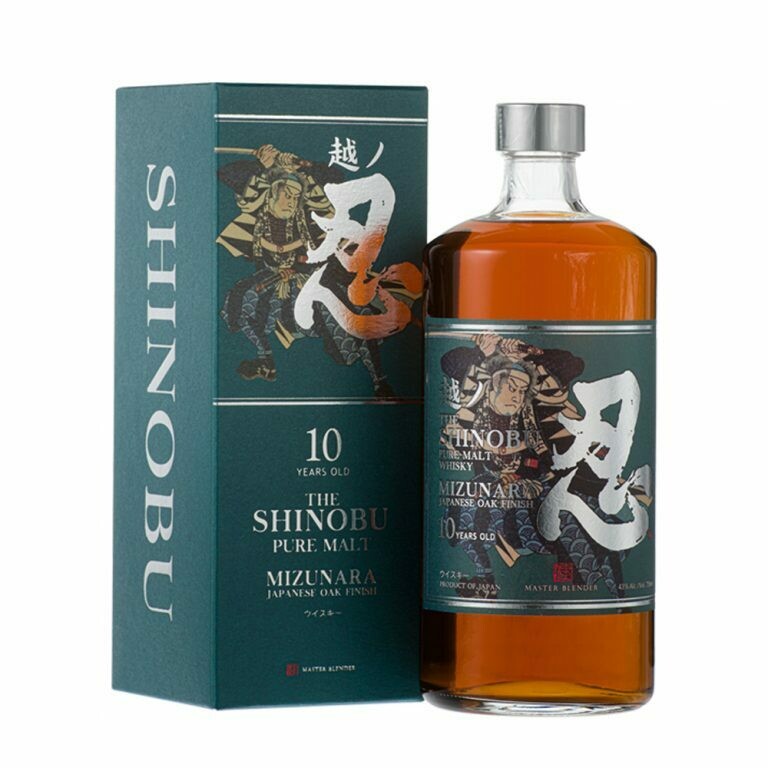 Shinobu 10 years Pure Malt Whisky Mizunara Finish - 43% Shinobu 10 years Pure Malt Whisky Mizunara Finish - 43%
