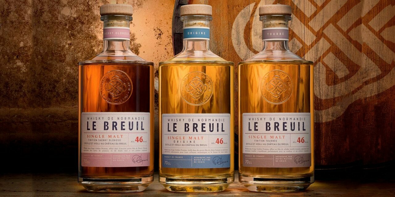 Le Breuil Whisky - Single Malt Finition Tourbée - 46%