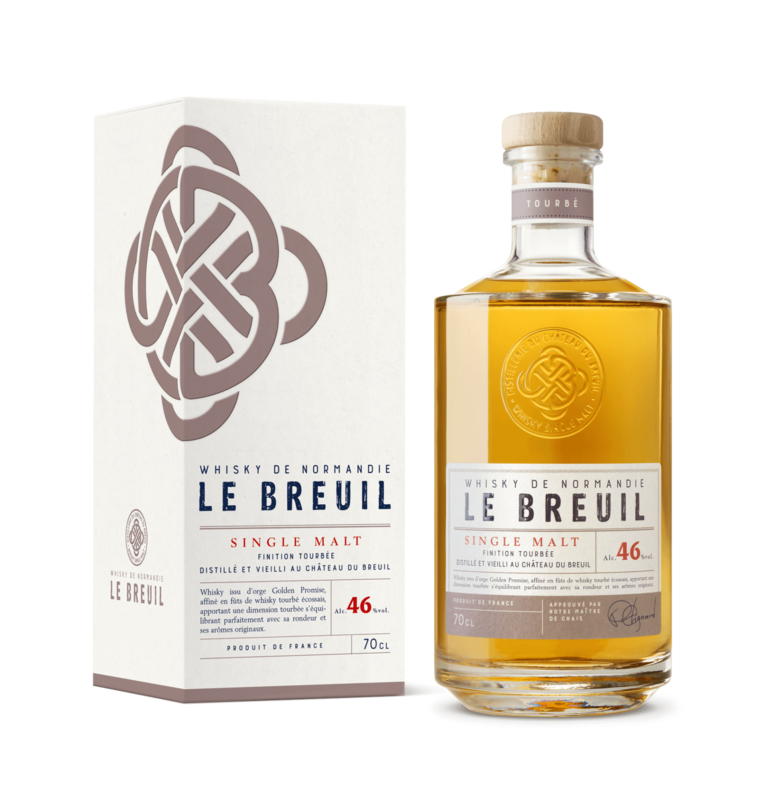 Le Breuil Whisky - Single Malt Finition Tourbée - 46%