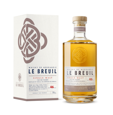 Le Breuil Whisky - Single Malt Finition Tourbée - 46%
